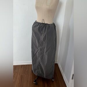 Grey Zara cargo skirt